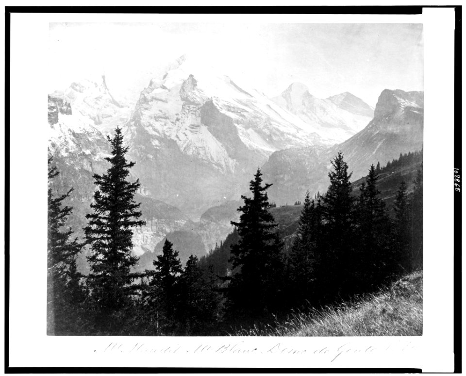 Mt. Maudit-Mt. Blanc. Dome de Goute LCCN94514004
