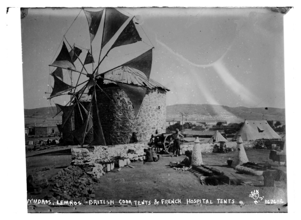 Mudros, Lemnos - British cook tents & French Hospital tents, 12-1-15 LCCN2014700331
