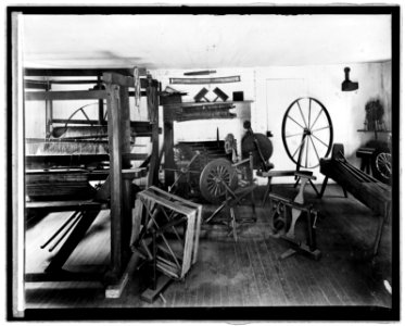 Mt. Vernon, (Virginia), Spinning room LCCN2016824158