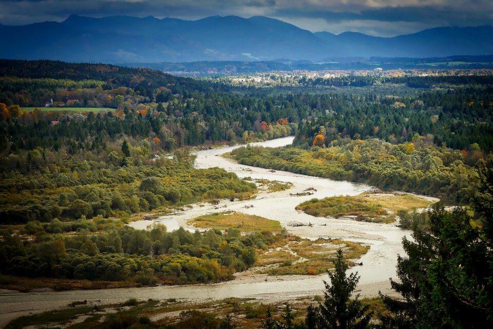 Travel panorama isar