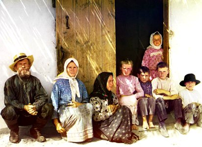 Mugan. Settler's family. Settlement of Grafovka-04400-04435v photo