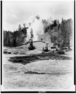 Mud volcano, Yellowstone National Park, reached by the Northern Pacific Railway via Gardiner Gateway LCCN90715863