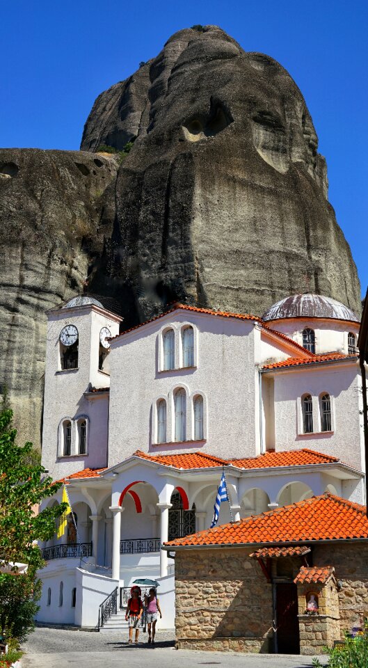 Monastery street scene