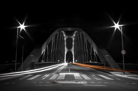 Pole lights pedestrian