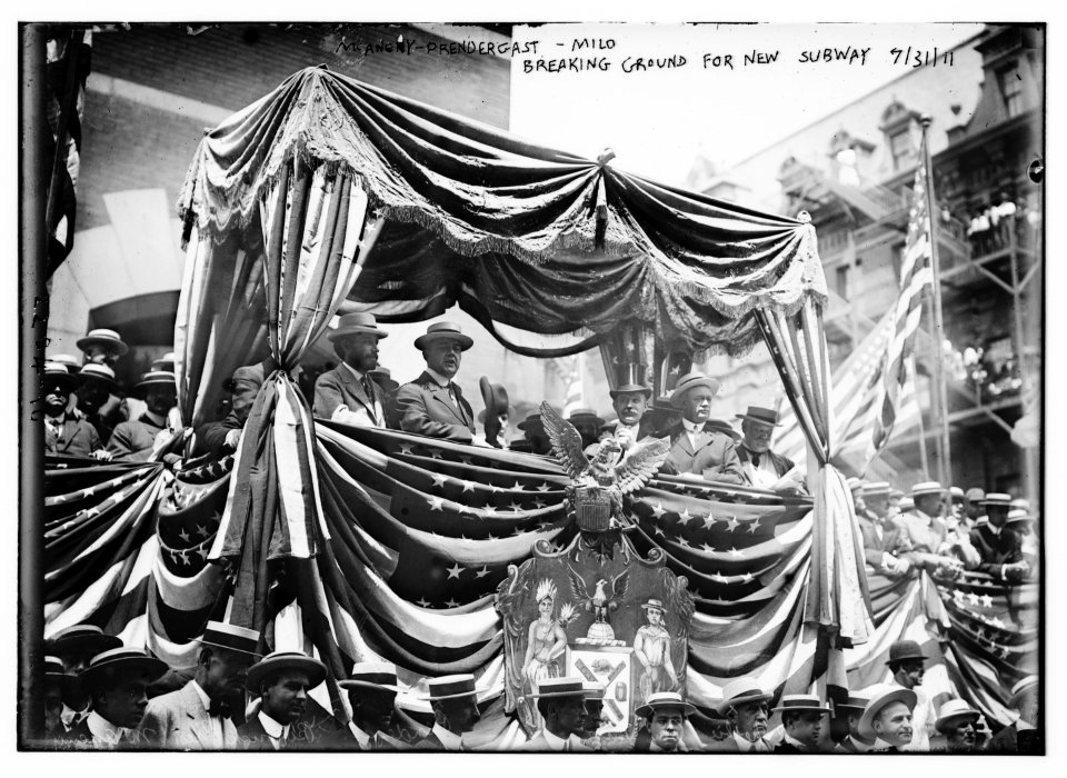 McAneny - Prendergast - Milo, breaking ground for Subway LCCN2014689683