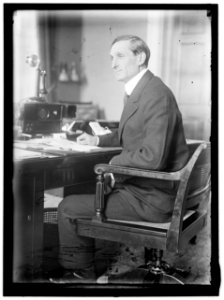 McADOO, WILLIAM GIBBS. SECRETARY OF THE TREASURY, 1913-1921 LCCN2016864402