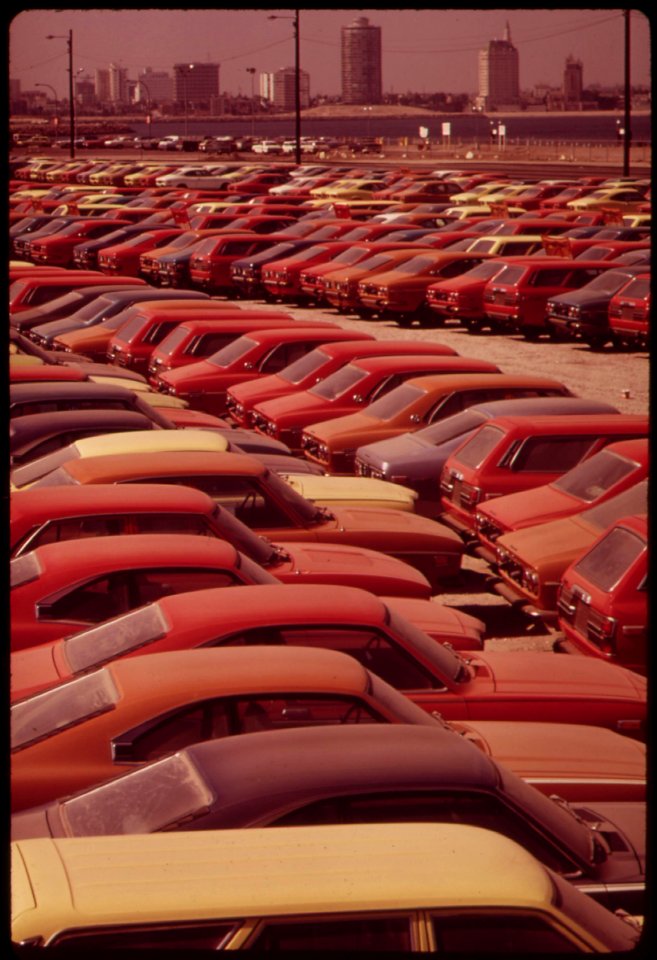 Mazdas-awaiting-shipment-june-1972 6990261088 o