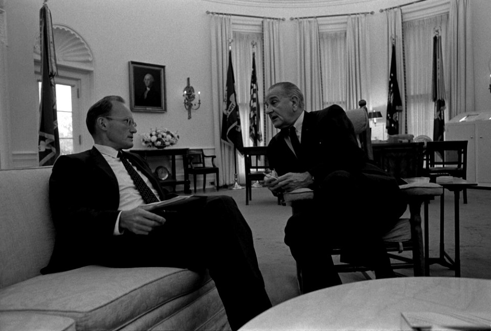 McGeorge Bundy with LBJ