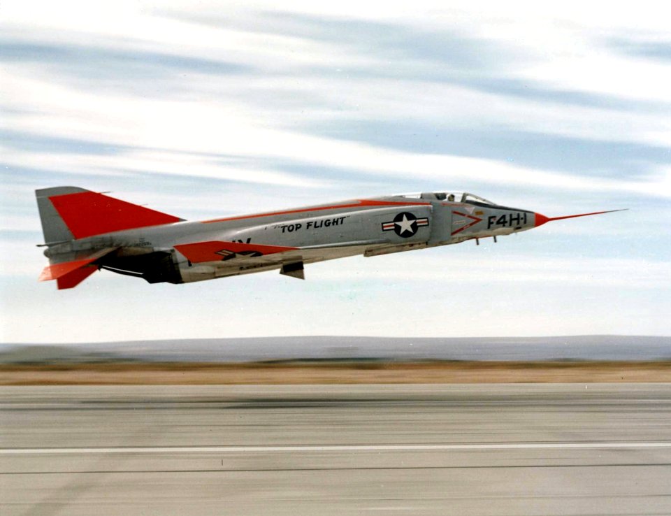 McDonnell YF4H-1 Phantom II taking off 1958