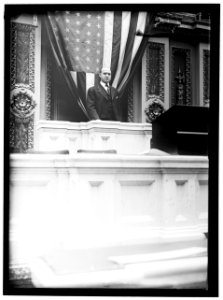McKEOWN, THOMAS DEITZ. REP. FROM OKLAHOMA, 1917-1921, 1923-. IN SPEAKER'S CHAIR LCCN2016869690