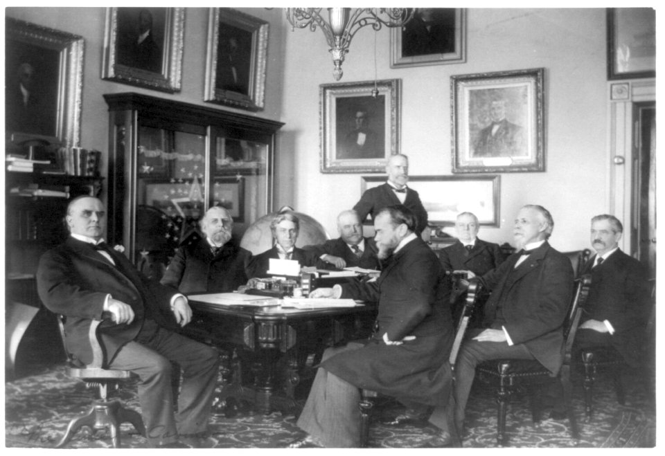 McKinley & cabinet LCCN89708610