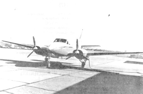 McDonnell-Douglas Queen Air used for TERCOM flight tests