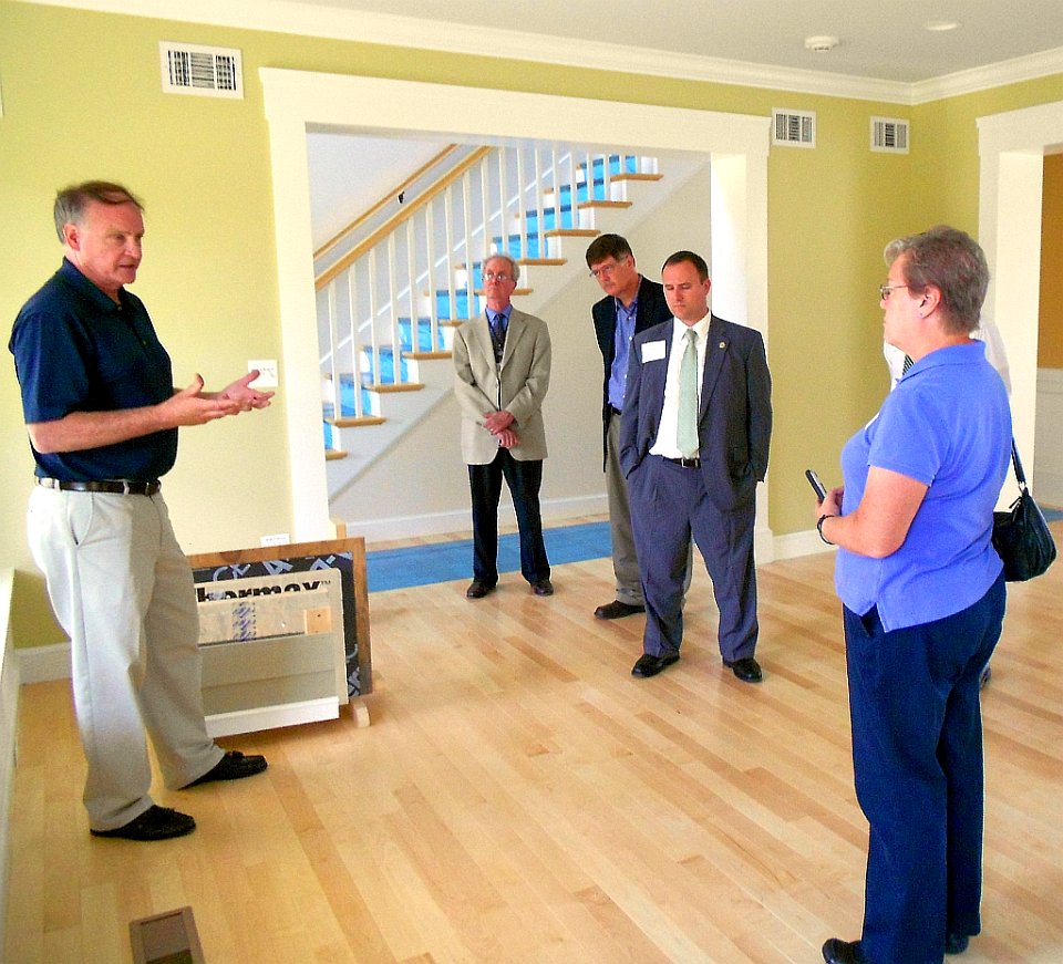 Mayor of Gaithersburg and City Council members Tour NZERTF (7788281010)