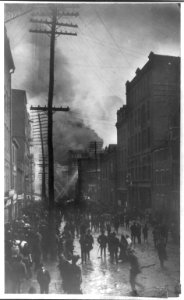 Md. - Baltimore - Fire of 1904- Hurst Bldg. 15 min. after alarm LCCN2007677299