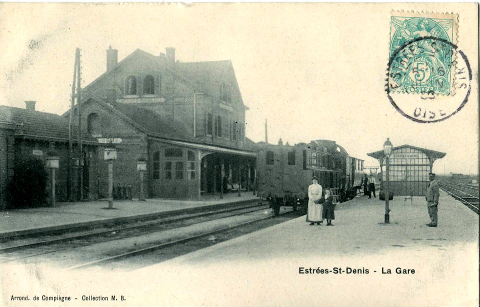 MB - Arrondissement de Compiègne - Estrées-St-Denis - La Gare