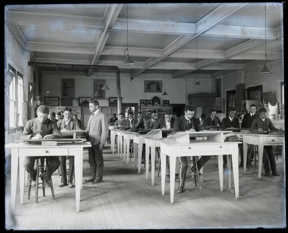 Mechanical drawing class at Tuskegee Institute, ca. 1902 LCCN2014646488