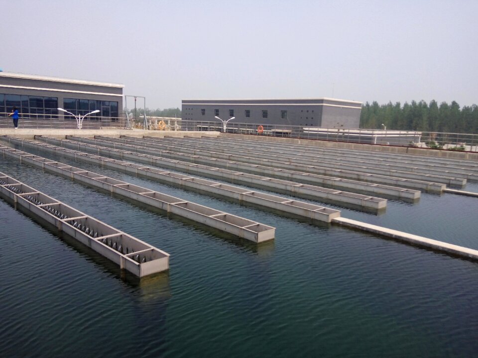 Water treatment advection sedimentation tank water plant