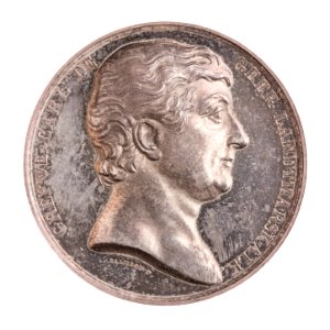 Medalj utgiven av Riddarhuset 1823 - Skoklosters slott - 110774 photo