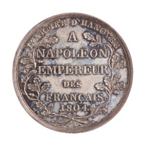 Medalj, Napoleon 1804 - Skoklosters slott - 110776