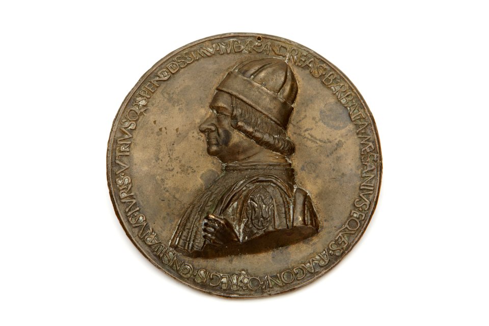 Medalj av brons över Andrea Barbazza, rättslärd från Messina - Skoklosters slott - 92231