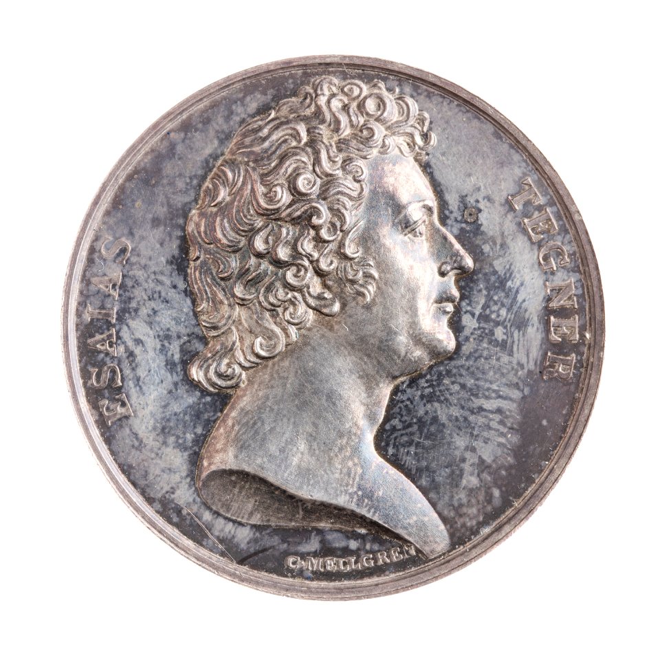 Medalj med Esaias Tegnér, 1834 - Skoklosters slott - 110764 photo