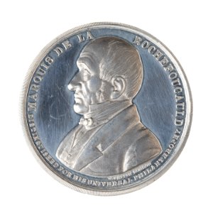 Medalj slagen över fredsmötet i London 22 juni 1843 - Skoklosters slott - 110778