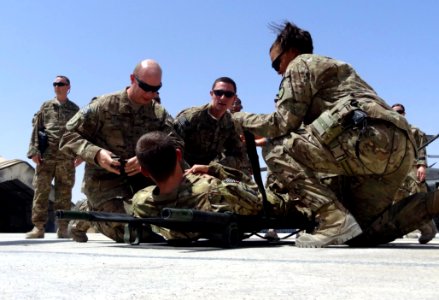 Medevac training at FOB Farah 130705-N-RW752-030