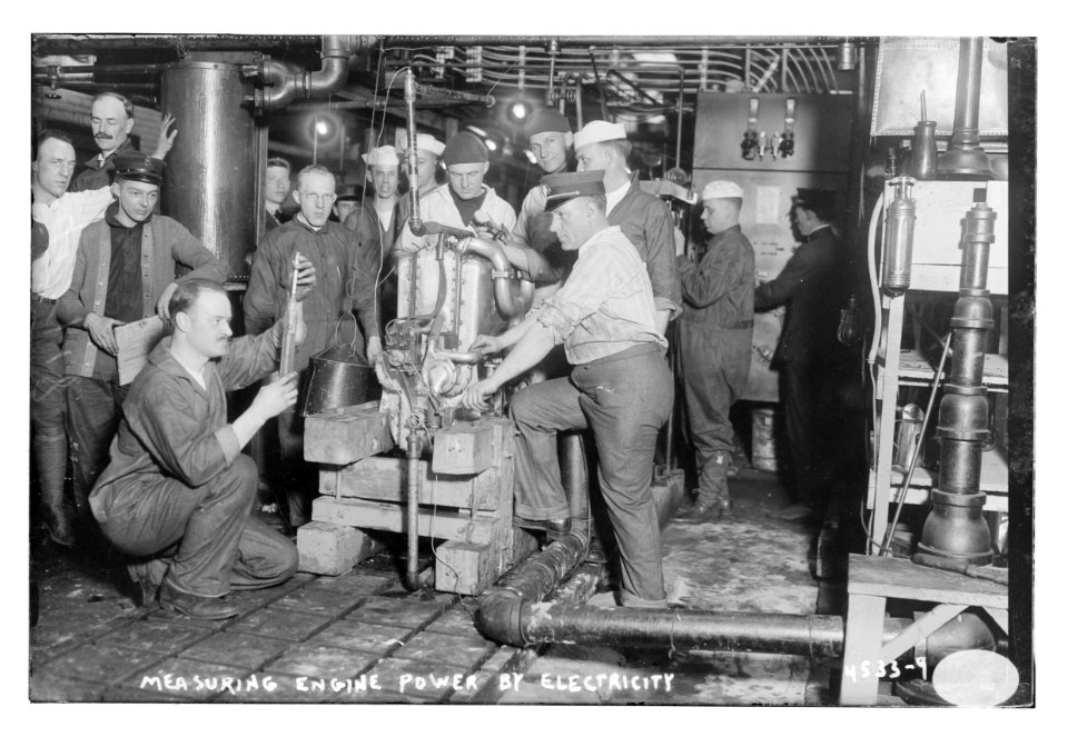 Measuring engine power by electricity LCCN2014706632