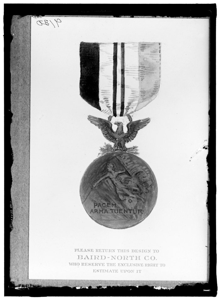 MEDALS, DECORATIONS, ETC. MEDAL SUBMITTED BY BAIRD-NORTH CO. LCCN2016868092