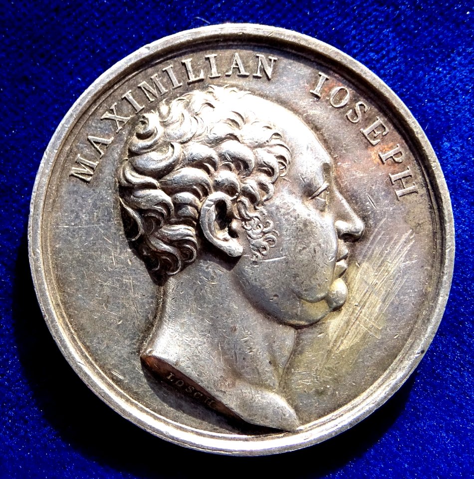 Medal Bavarian Constitution 1819, obv