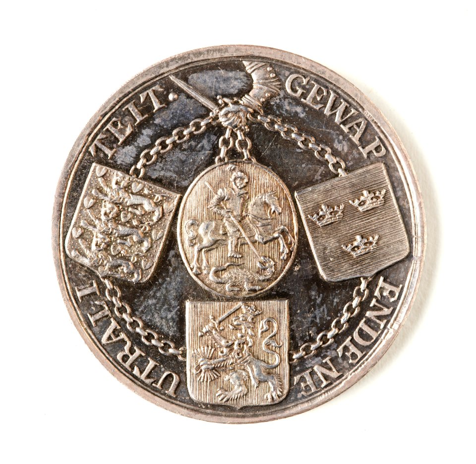 Medalj av silver, 1780 - Skoklosters slott - 109478