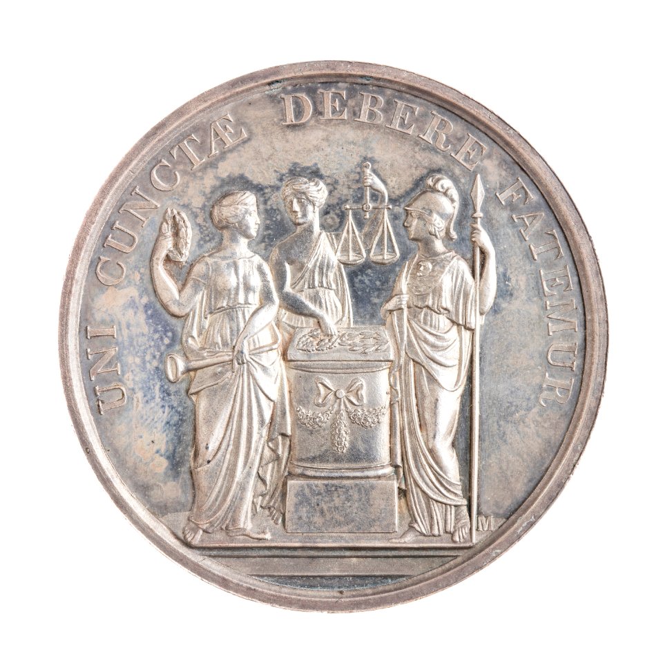 Medalj, 1837 - Skoklosters slott - 110783