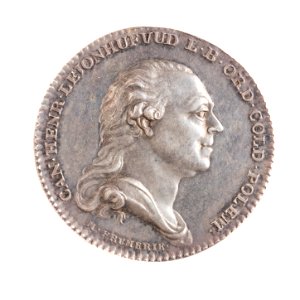 Medalj, friherre Knut Henrik Leijonhufvud, 1817 - Skoklosters slott - 110756