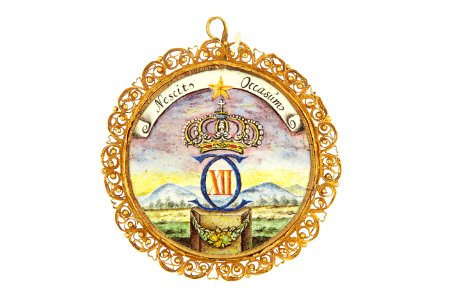 Medaljong från 1700-talet - Livrustkammaren - 97830