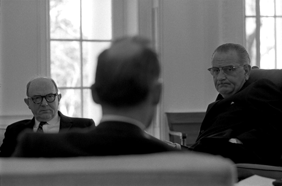 Meeting LBJ, Bundy & Rusk