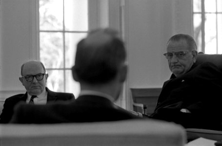 Meeting LBJ, Bundy & Rusk
