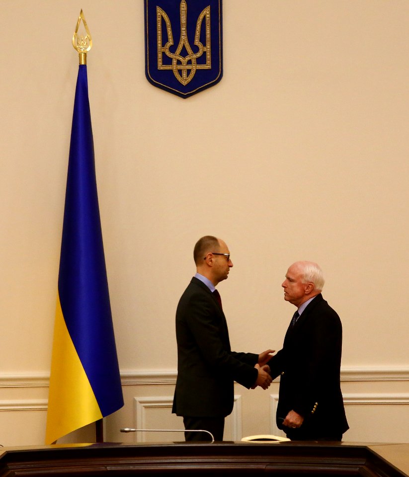 Meeting with Ukraine Prime Minister Arseniy Yatsenyuk, March 14, 2014 (13176068175)