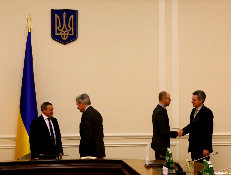 Meeting with Ukraine Prime Minister Arseniy Yatsenyuk, March 14, 2014 (13176178583)