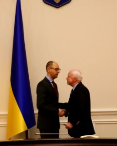 Meeting with Ukraine Prime Minister Arseniy Yatsenyuk, March 14, 2014 (13176330434)