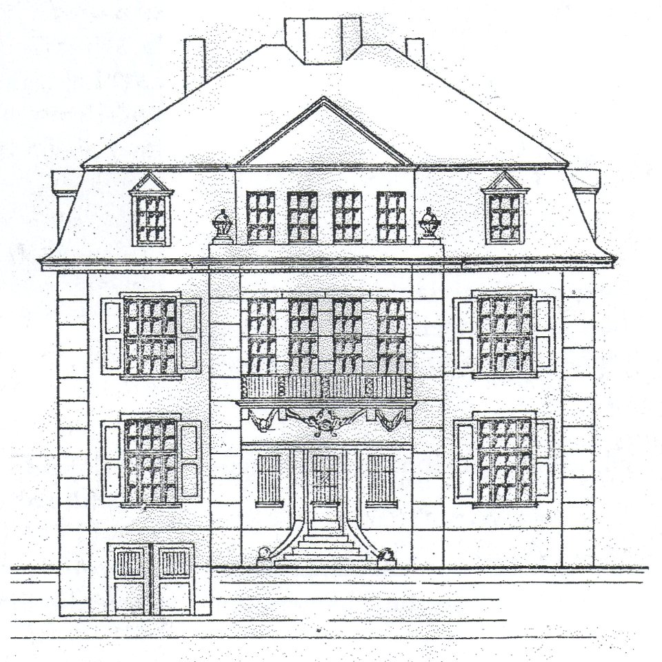 Mehlem Villa Fischer Straßenfront 1912