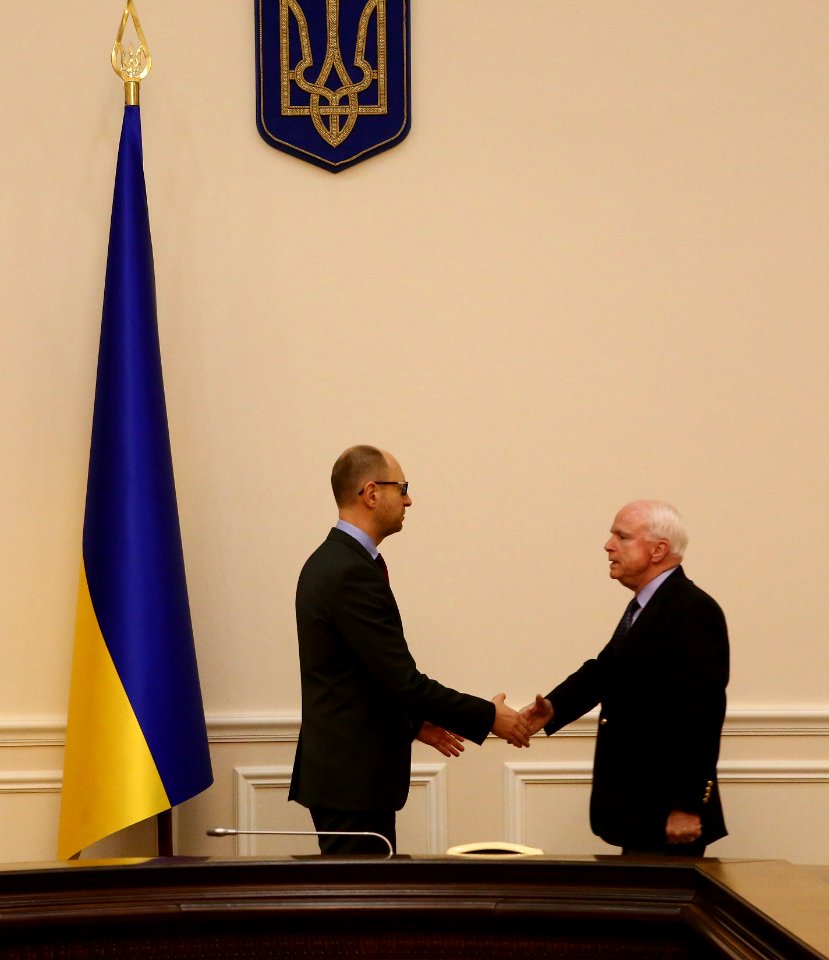 Meeting with Ukraine Prime Minister Arseniy Yatsenyuk, March 14, 2014 (13176181783)