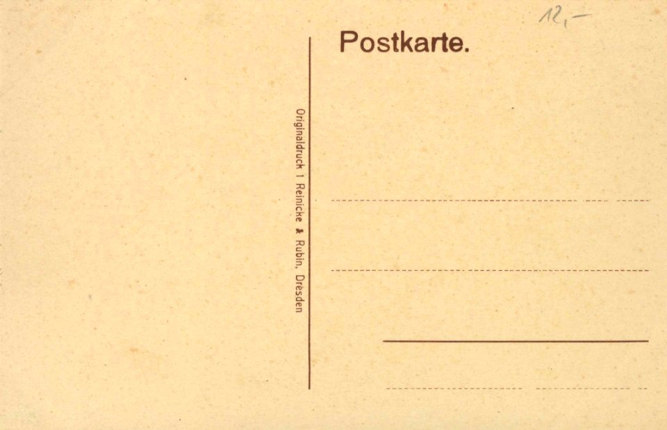 Meiningen, Thüringen - Stadtansicht (back) (Zeno Ansichtskarten)