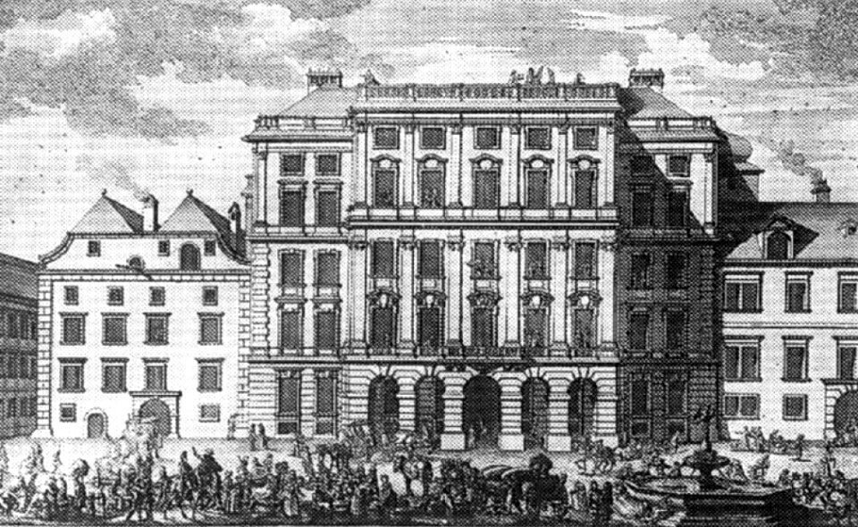 Mehlgrube Wien Neuer Markt Delsenbach 1715