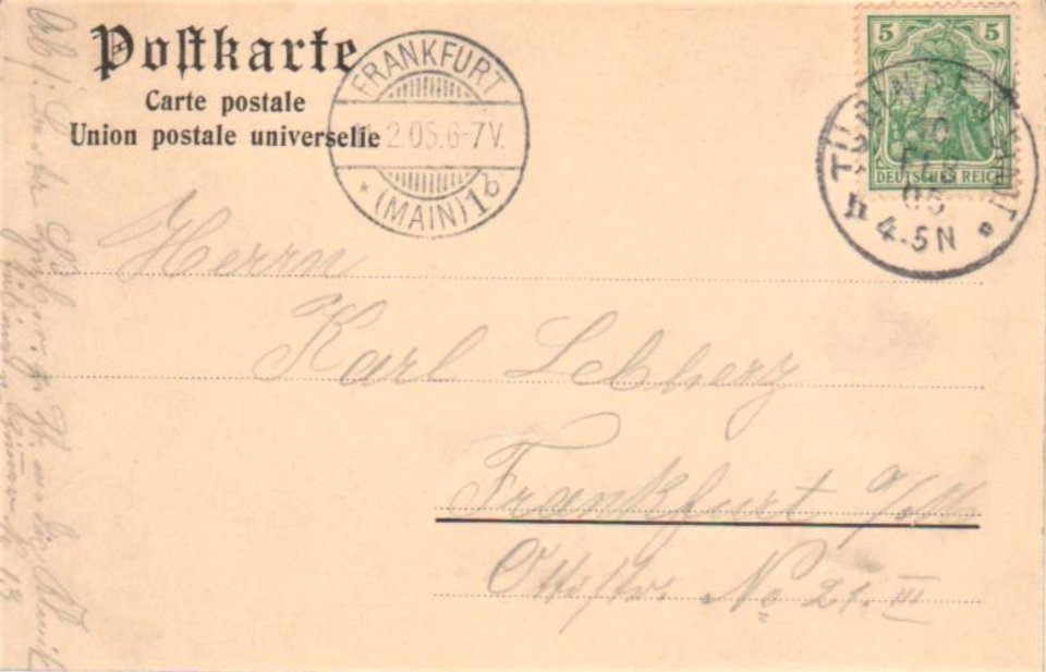 Medizinische Klinik (AK 291 F Schuler 1905) R