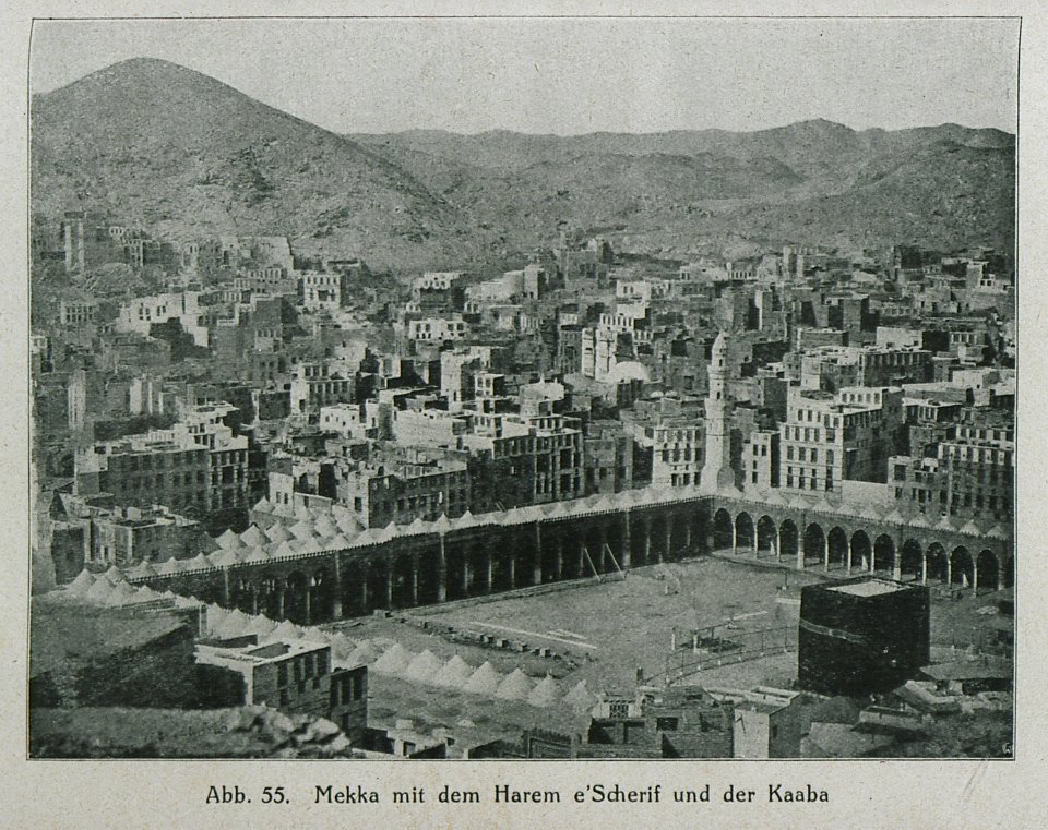 Mekka mit dem Harem e'Scherif und der Kaaba - Banse Ewald - 1919
