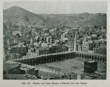 Mekka mit dem Harem e'Scherif und der Kaaba - Banse Ewald - 1919