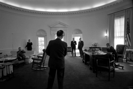 Meeting on Panama, LBJ Oval Office