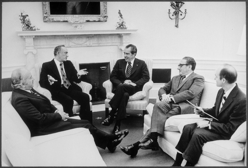 Meeting with Arabian foreign ministers - NARA - 194570