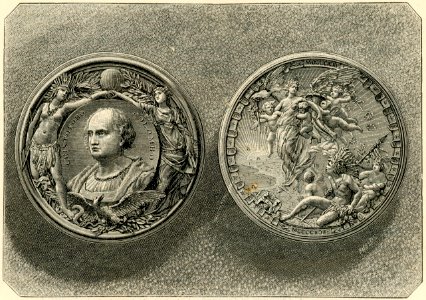 Medaglia commemorativa del IV Centenario di Cristoforo Colombo