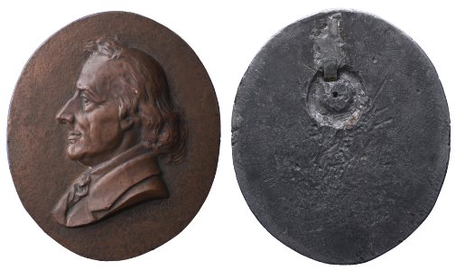 Medaillon Mr. Jacob van Lennep, objectnr PB 403